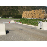 Barrière levante électrique solaire - Fiable, compacte et durable - Largeur de passage 1 à 2,5 m - Batterie 6V, 12A rechargeable_2