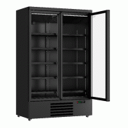 Réfrigérateur 2 portes en verre noir jde-1000r bl l1253 7455.2230 COMBISTEEL_2