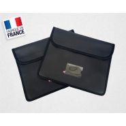 Sacoche porte documents véhicule avec rabat pour transport sécurisé_1