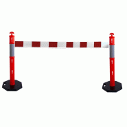 Balise haute visibilité avec barrière extensible - 2 / 1_2