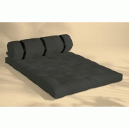 Canapé d'extérieur convertible Buckle-Up - Gris anthracite - Design, résistant, transformable en matelas 1 place_2