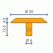 Clou podotactile 35mm - Ciselé_2