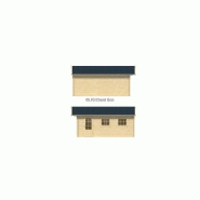 Garage simple bois / 26 m² / toit double pente / porte battant / 4.7 x 5.7 x 2.76 m_2