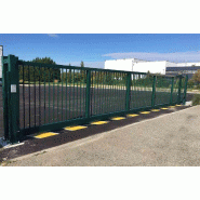 Portail autoporté barreaudage rond - 10000 / 1200_2