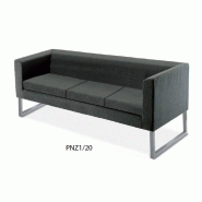 Canapé d'accueil 3 places Punta - Sokoa - Rouge_2