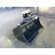 Godet curage orientable 1000 mm en a/r mbi ar15 fast lock pour minipelle entre 1,2-1,8t_2