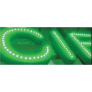 Lettrage 3D en aluminium - simple trait - laqué époxy satiné - relief 10 à 100 mm - fixation incluse - LED optionnelles_2