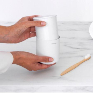 Porte-brosse à dents MindSet - Mineral Fresh White - Contient plusieurs brosses à dents et dentifrice - Idéal pour les brosses à dents électriques_2