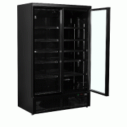 Vitrine réfrigérée noire Atom Maxi C2DBB - 2 portes  TEFCOLD_2