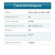 B240tc remorque agricole aciers spéciaux - delaplace - charge 24 t_2