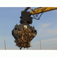 Grappins déchets série RPA 3045T - Rotobec, mâchoire extra large et rotation fixe ou suspendue_2