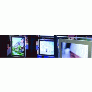 Porte-affiche lumineux à LED - Modèle double face - Formats A4 et A3 - Série 2021_2
