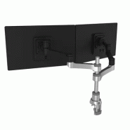 Bras d'écran R-Go Zepher, bras réglable pour moniteur double, 100% circulaire, capacité de charge ju_2