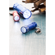 Mini-lampe flash en aluminium - 3 LED avec mousqueton - Livrée avec piles LR44_2