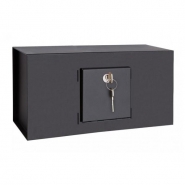 Coffre-fort encastrable Grid - Arregui avec serrure à clé double panneton et grille dissimulante_2