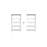 Rayonnage archive - Rayarch Caray - 5 étagères solides et faciles à installer - Gris clair_2