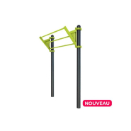 Triple barre en dévers  - Gamme Street Workout DAMAPRO_2