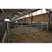 Barriere extensible autolock 7 lisses pour moutons et chevaux 5/6 m - jourdain_2