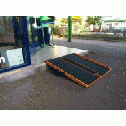 Rampe d'accès PMR pliable et amovible - Hauteur à franchir 180 mm - Référence AXS010_2