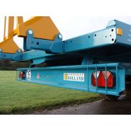 Remorque plateau avec PTAC de 24000 kg et freinage mixte ou hydraulique