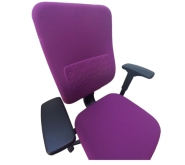 Fauteuil de bureau ergonomique Steelcase Reply Violet d'occasion - soutien lombaire et accoudoirs réglables - système synchrone_2
