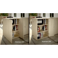 Armoire de rangement portes mélaminé - 1 étagère - haut. 81 cm (4 largeurs au choix) So Madrid_2