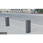 Borne métallique en acier peint sur zinc - Tube acier Ø 160, 220 et 270 mm - BARCELONE_2