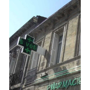 Croix de pharmacie simple ou double face à diodes sur mesure - OUEST ENSEIGNES_2