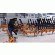 Convoyeur au sol F1 Power & Free - Charge jusqu'à 300 kg - Composants interchangeables T1_2