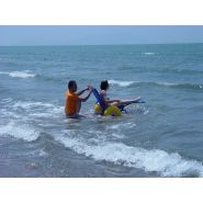 Chaise de plage et de piscine pour mobilité réduite