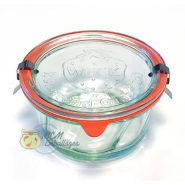 Bocaux en verre WECK kougelhopf 450 ml Ø 120mm avec couvercles en verre et joints (clips non inclus) - WN000015_2