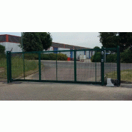 Portail coulissant grillagé eco - 6000 / 1250_2