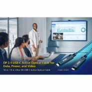ATEN UE3415F Câble optique actif USB-C Ultra HD, noir, 15 m_2