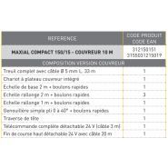 312150151 - Monte-matériaux Maxial Compact 150/15 - Haemmerlin - Genouillère réglable de 0 à 40° - Charge utile 150 kg - Aluminium léger et robuste_2