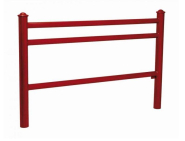 Barrière de Ville Trio Urban - Longueur 1572mm - Hauteur 1000mm - Poteaux en acier Ø76mm_2