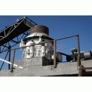 Broyeur à cône pour production de béton