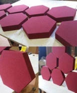 Panneau acoustique Decoshapes Hexagon - GIK Acoustics - Absorption murale décorative_2