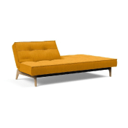 Canapé convertible INNOVATION LIVING SPLITBACK EIK - 115x200 cm - Tissu Elegance Burned Curry - Design scandinave_2