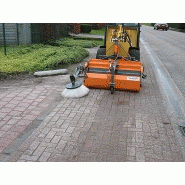 Balayeuse avec cuve collectrice KM 130 - Knikmops Rollmops - transmission hydraulique avec brosse polypropylène_2