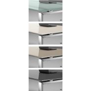 Loopy - Bureau de direction minimaliste en bois, verre et métal_2