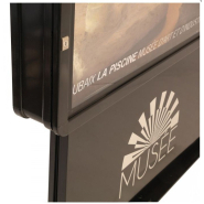 Caisson d'affichage sucette - Lumineux ou non lumineux - PMR_2