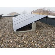 Support photovoltaïque 20° - Au sol ou sur toit terrasse_2