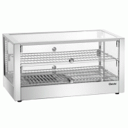 Vitrine chaude professionnelle 6200 2EK - 80 L - Double accès avec portes relevables | Bartscher_2