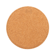 Chargeur rapide sans fil 10W - revêtement liège naturel et fond en cuir PU - câble USB inclus_2