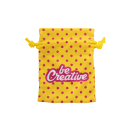 Sac cadeau personnalisé - Petit format avec cordons en polyester - Impression sublimation quadri_2