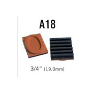 Accessoires de marquage - caractères cannelurés en caoutchouc interchangeables pour têtes d'impression_2