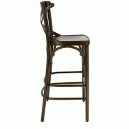 Chaise haute restaurant Chinon hetre cérusée - MARRON_2