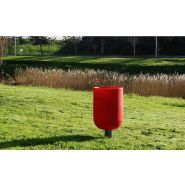 Tom - poubelle publique Larus - acier et plastique rotomoulé - 32L & 42L_2