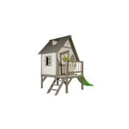 40910 - Structure de jeux combinée - Maisonette sur pilotis avec toboggan - Hemlock imputrescible - Gamm Vert - 61 kg_2
