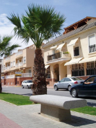 Banc en béton Abellir 190 x 64 x 51 cm - Ciment blanc ou gris Green Seal - Granulats siliceux - Couleurs standards Blanc / Gris / Ocre - Finition petra 1_2